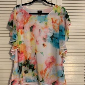 Worthington Ladies Top with Pretty Sleeves